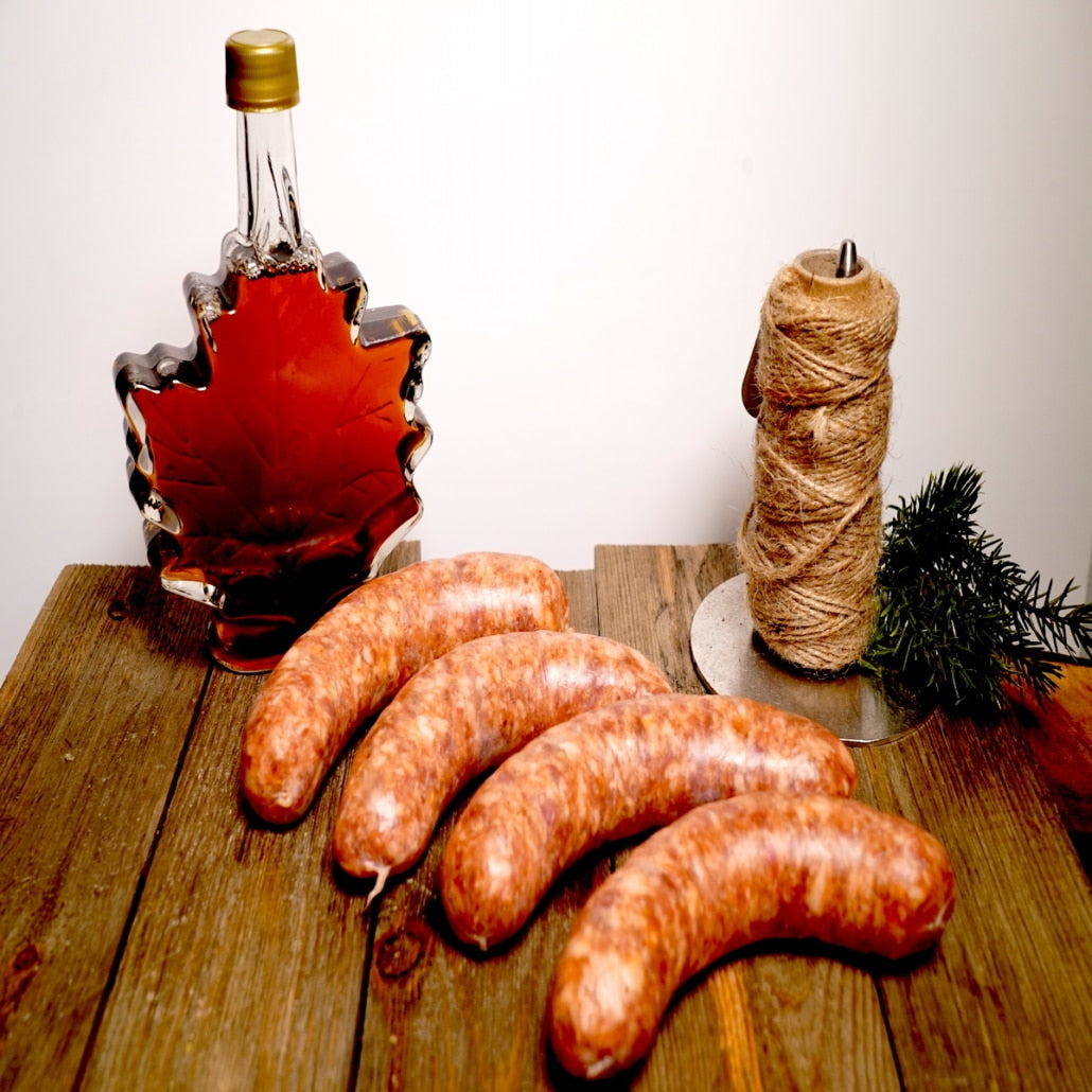 FRESH PORK MAPLE BOURBON SAUSAGES (2LB)
