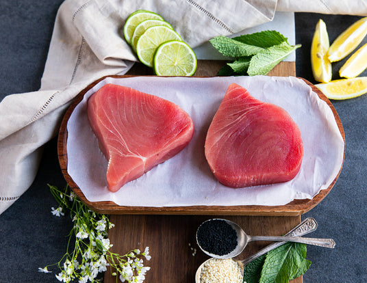 TUNA SAKU STEAKS FROZEN (5-7oz)
