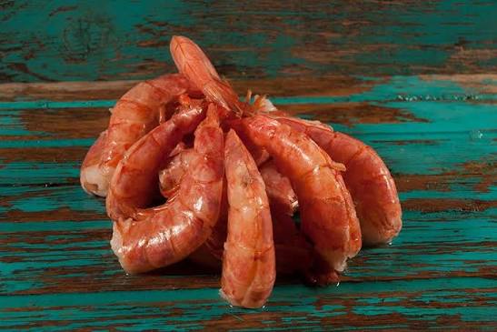 CREVETTES 8-12 ARGENTINA PINK SHRIMPS FROZEN  (2LB)