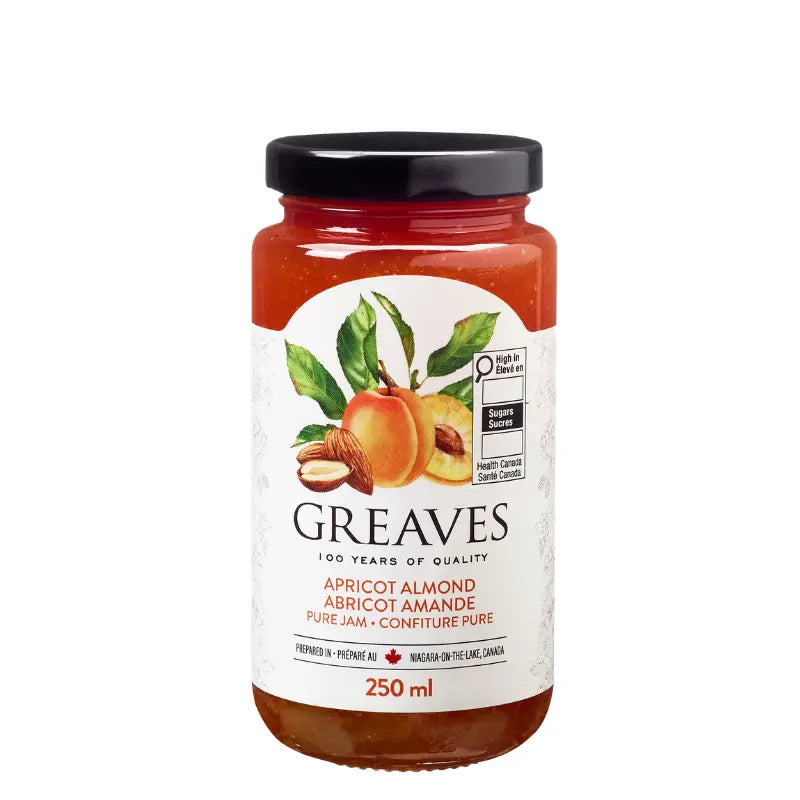 Greaves Apricot Almond Jam (250ml)