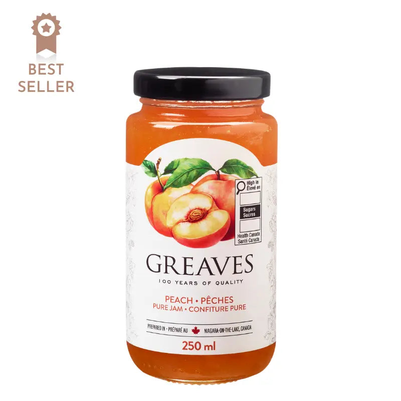 Greaves Peach Jam (250ml)