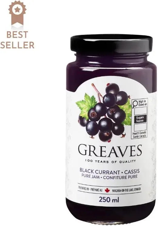 Greaves Pure Black Currant Jam (250ML)
