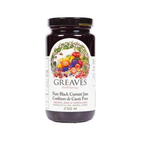 Greaves Pure Black Currant Jam (250ML)