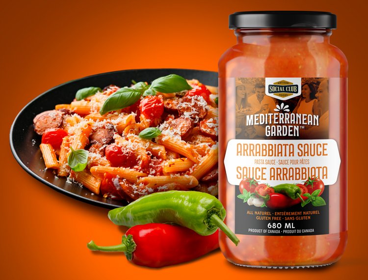 MEDITERRANEAN GARDEN ARRABBIATA SAUCE