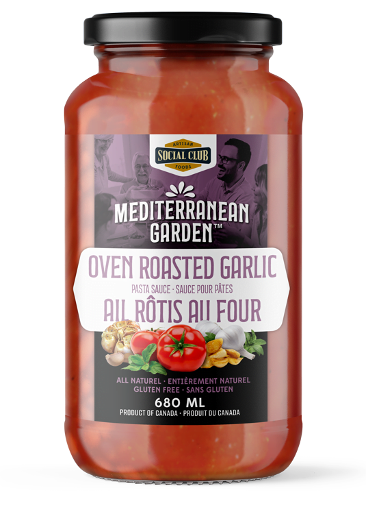 MEDITERRANEAN GARDEN OVEN ROASTED GARLIC(680ML)