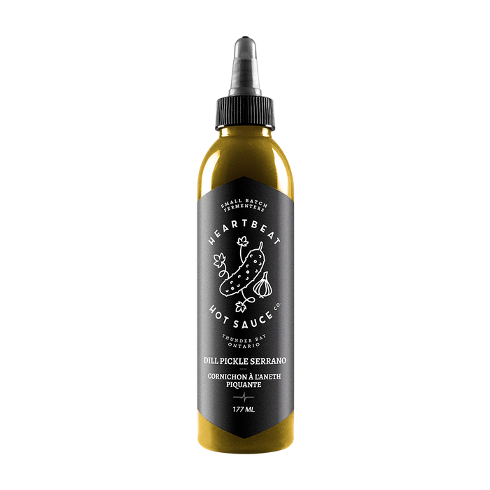 HEARTBEAT HOT SAUCE DILL PICKLE SERRANO (177ML)