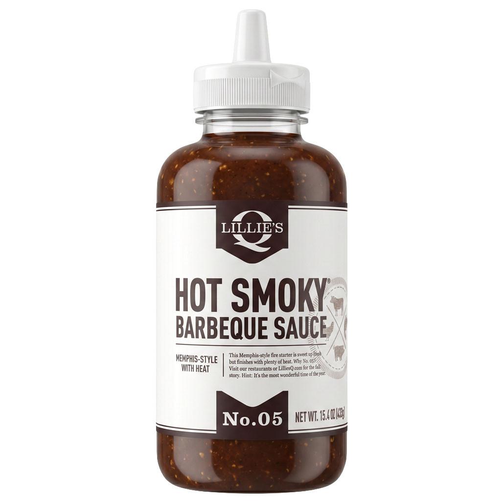 LILLIE'S Q BARBEQUE
HOT SMOKEY BBQ Sauce (380ML)