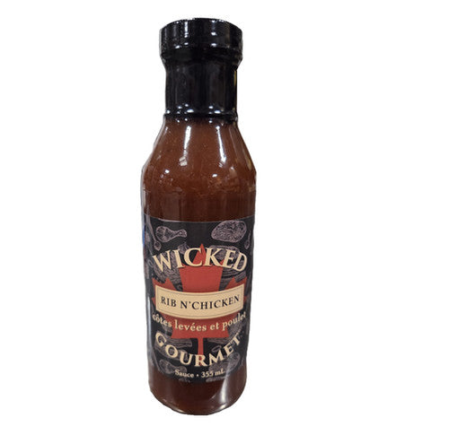 Wicked Gourmet Rib & Chicken Stickin' Sauce(355ML)