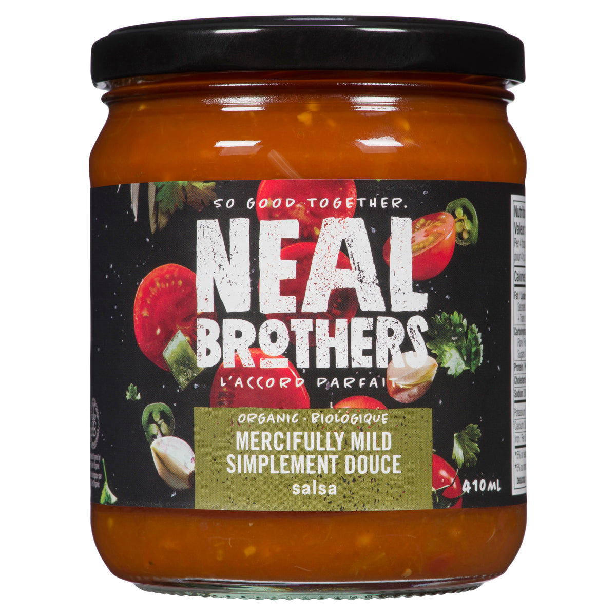 Neal Brothers Organic Salsa Mercifully Mild (410 ml)