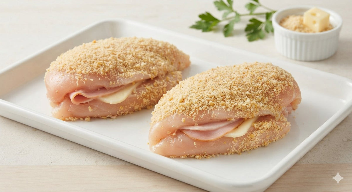 FRESH CHICKEN BREAST STUFFED WITH CORDON BLEU