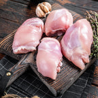 FRESH BONELESS SKINLESS THIGHS