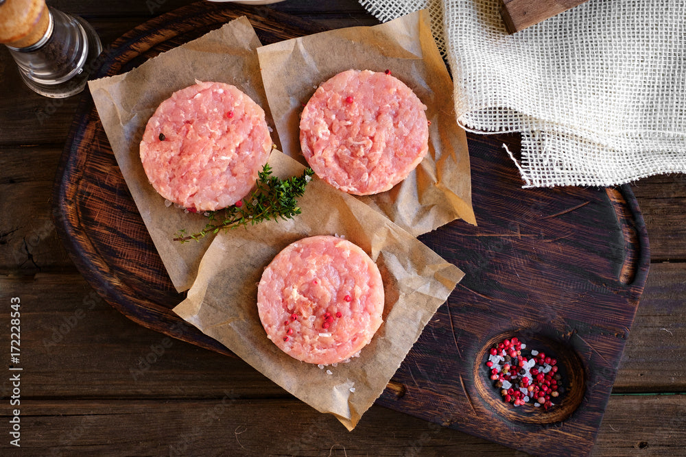 CHICKEN BURGER PATTIES