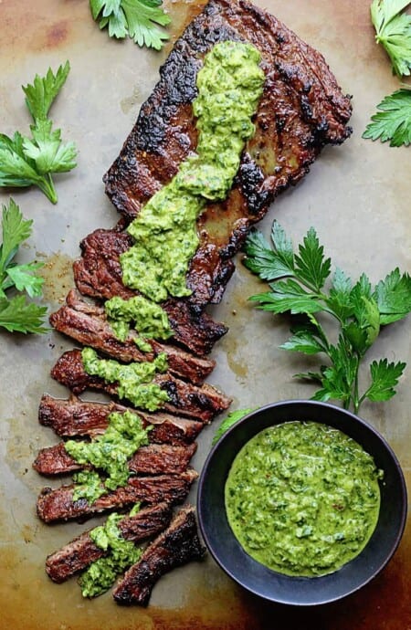FRESH BUCKINGHAM MARINATED SKIRT STEAK (1.5-2LB)