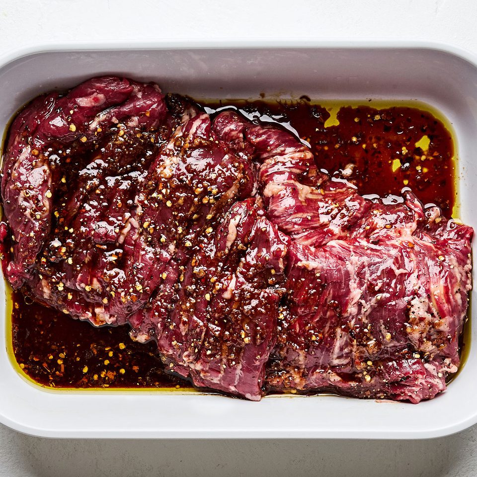 FRESH BUCKINGHAM MARINATED SKIRT STEAK (1.5-2LB)