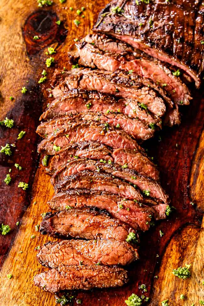 FRESH BUCKINGHAM MARINATED FLANK STEAK (2.5-3LB)