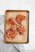 FRESH MARINATED MESQUITE PORK CHOPS (2LB)