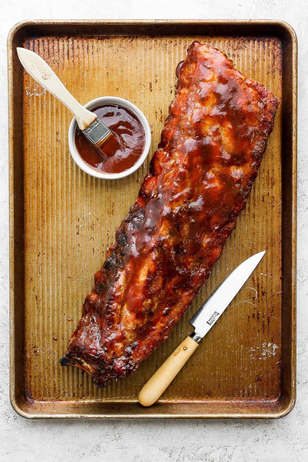 FRESH  MARINATED MAPLE BOURBON PORK BACK RIBS (2LB)