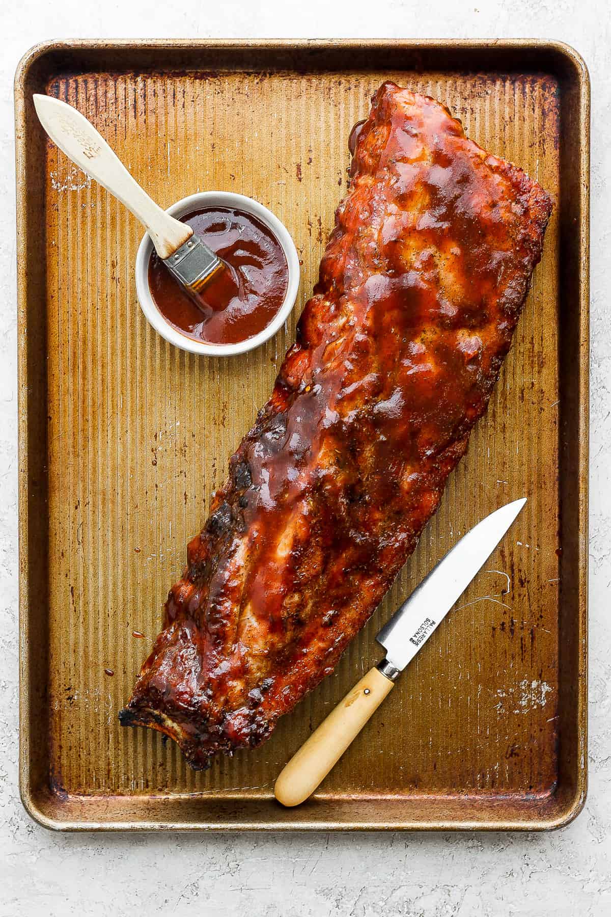 FRESH  MARINATED MAPLE BOURBON PORK BACK RIBS (2LB)