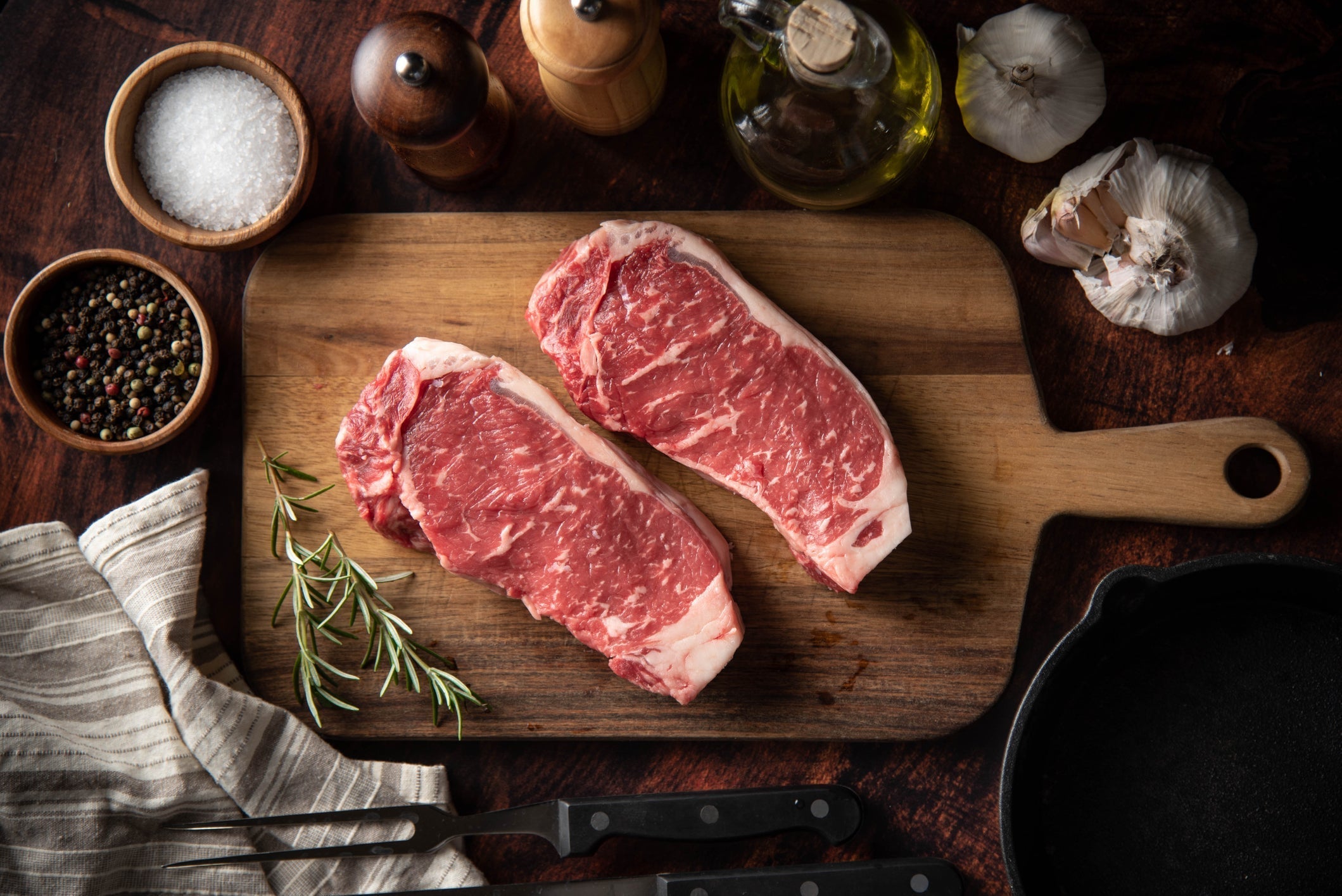 AAA B.ANGUS STRIPLOIN STEAK (1LB)