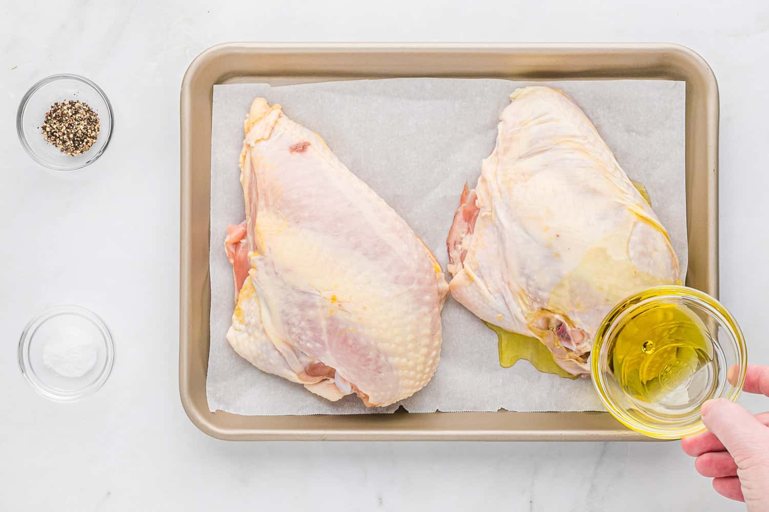 BONE IN CHICKEN BREAST (1LB)