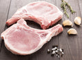 PORK CHOPS BONE IN (1LB)