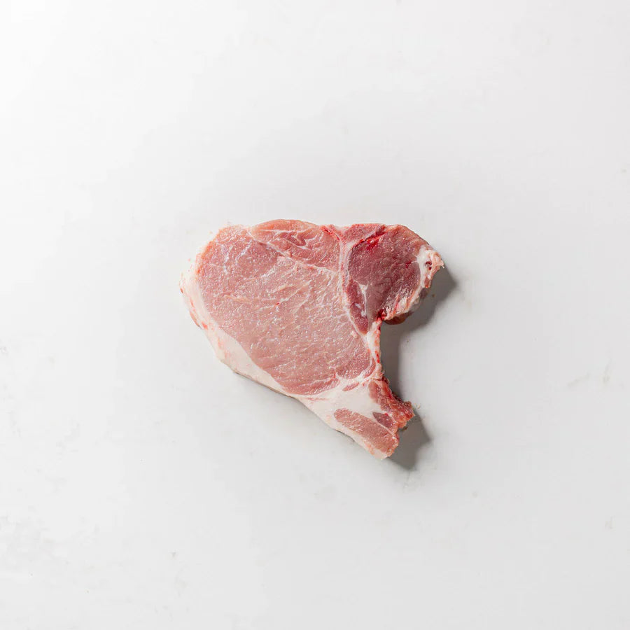 PORK CHOPS BONE IN (1LB)
