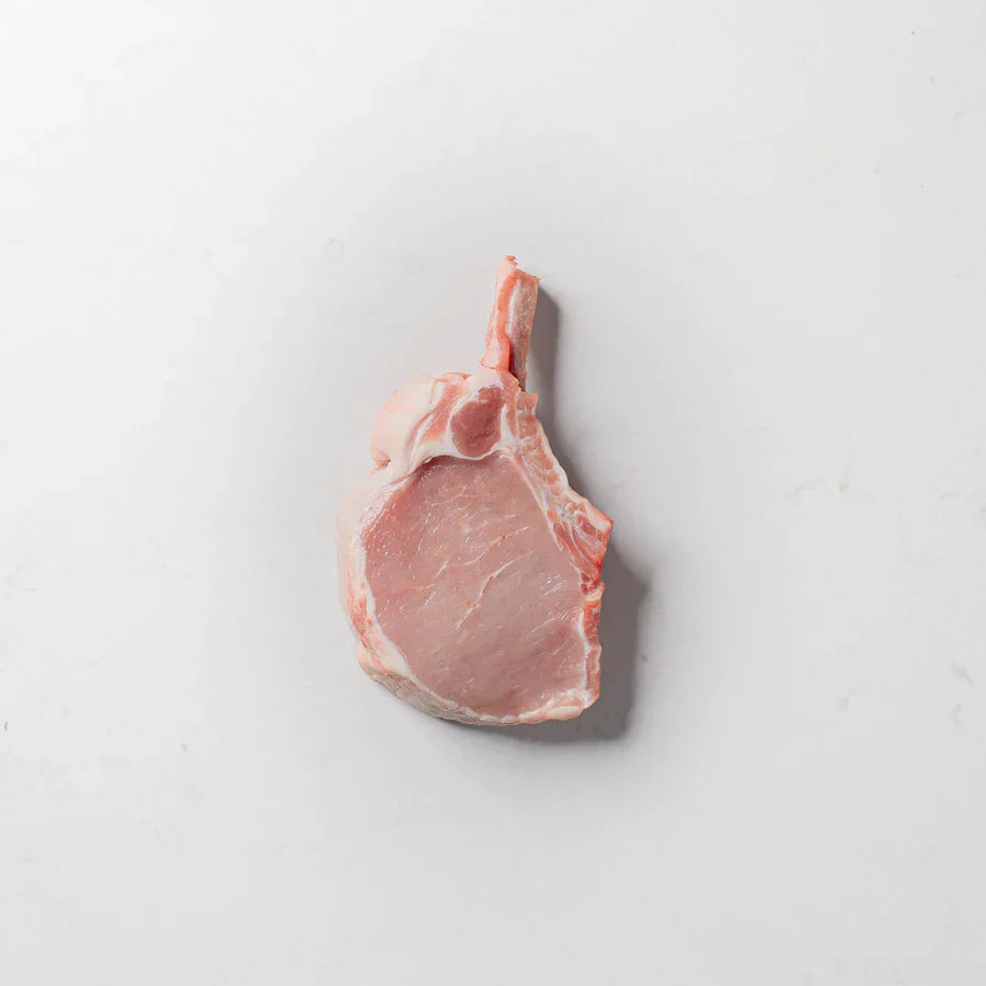 PORK CHOPS BONE IN (1LB)