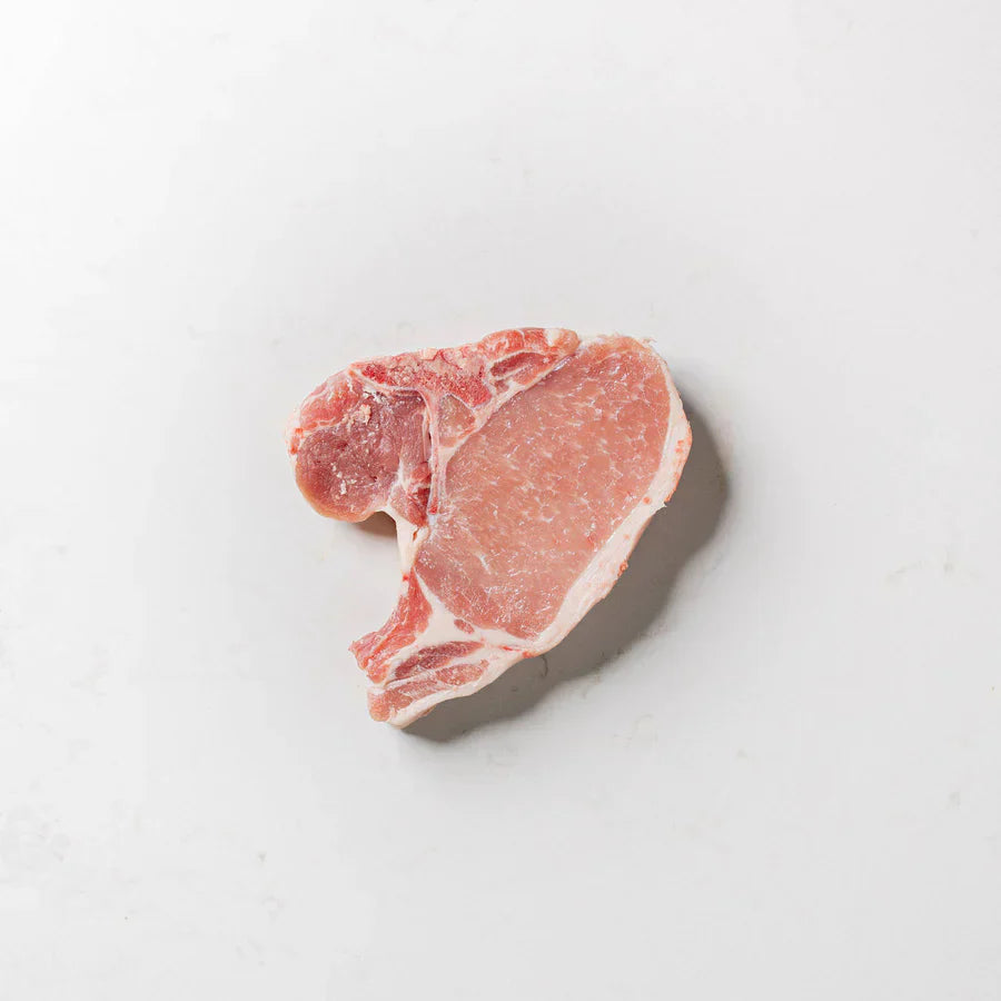 PORK CHOPS BONE IN (1LB)